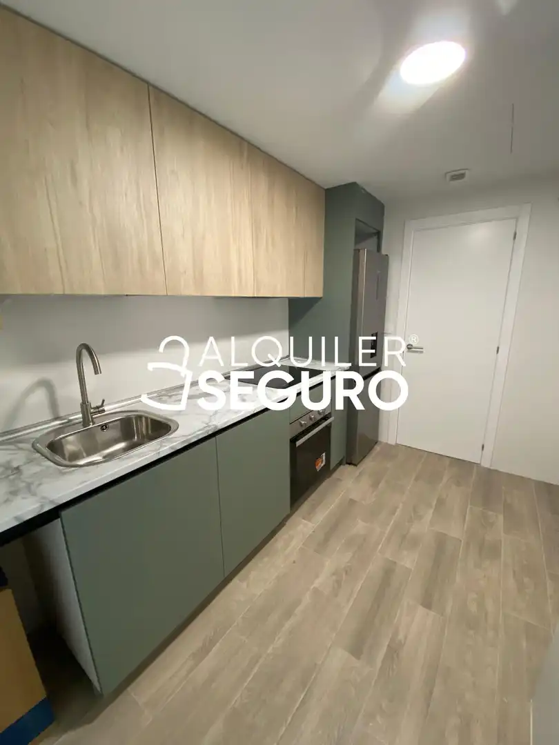 Kitchen of Flat for rent in Guadalajara  with Heating, Terrace and Storage room