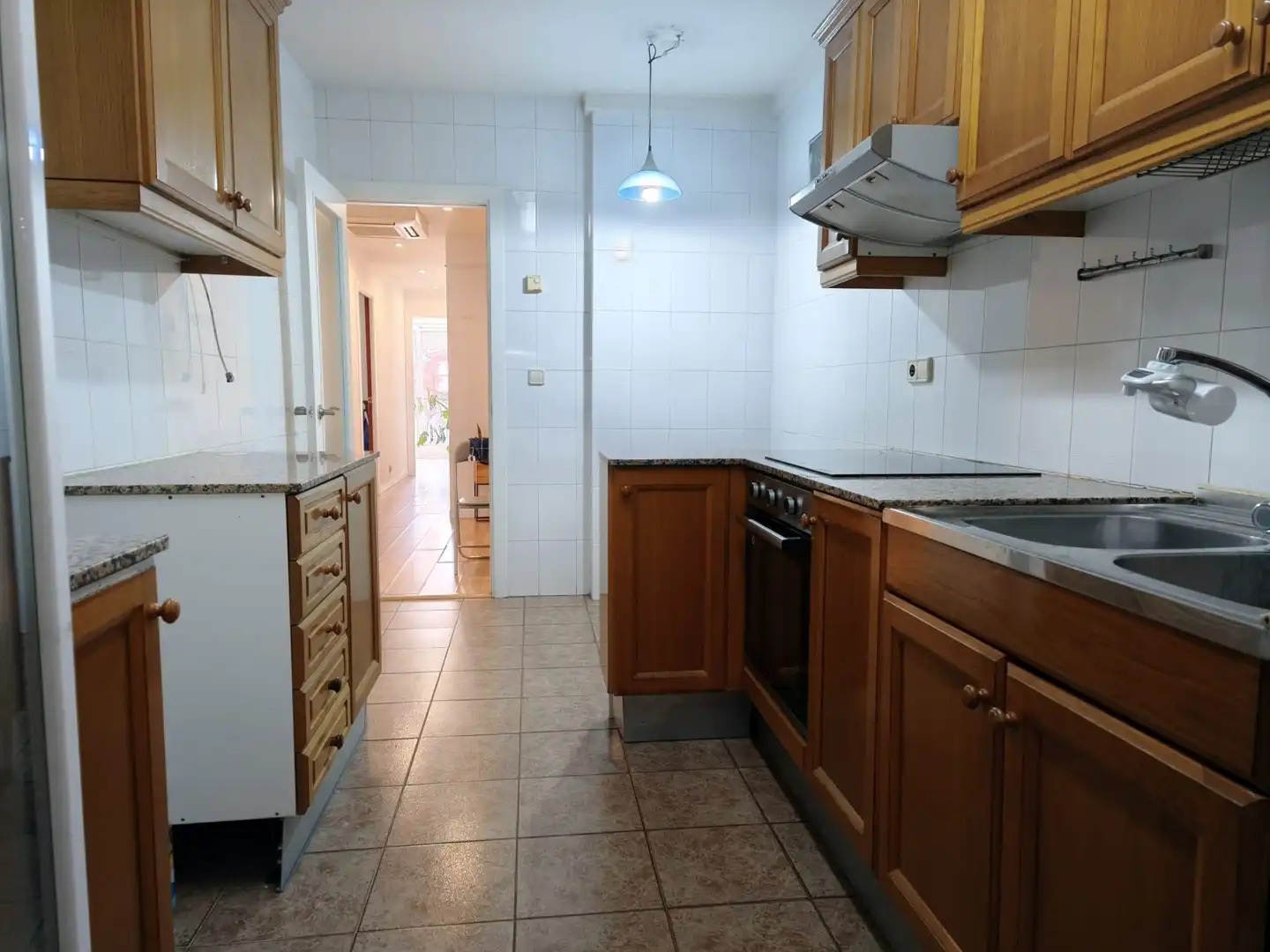 Küche von Wohnung zum Verkauf in Anglès mit Klimaanlage, Heizung und Terrasse