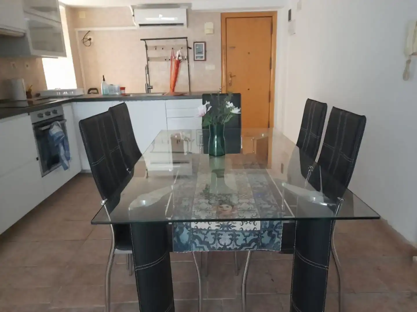 Dining room of Flat for rent in  Valencia Capital  with Air Conditioner