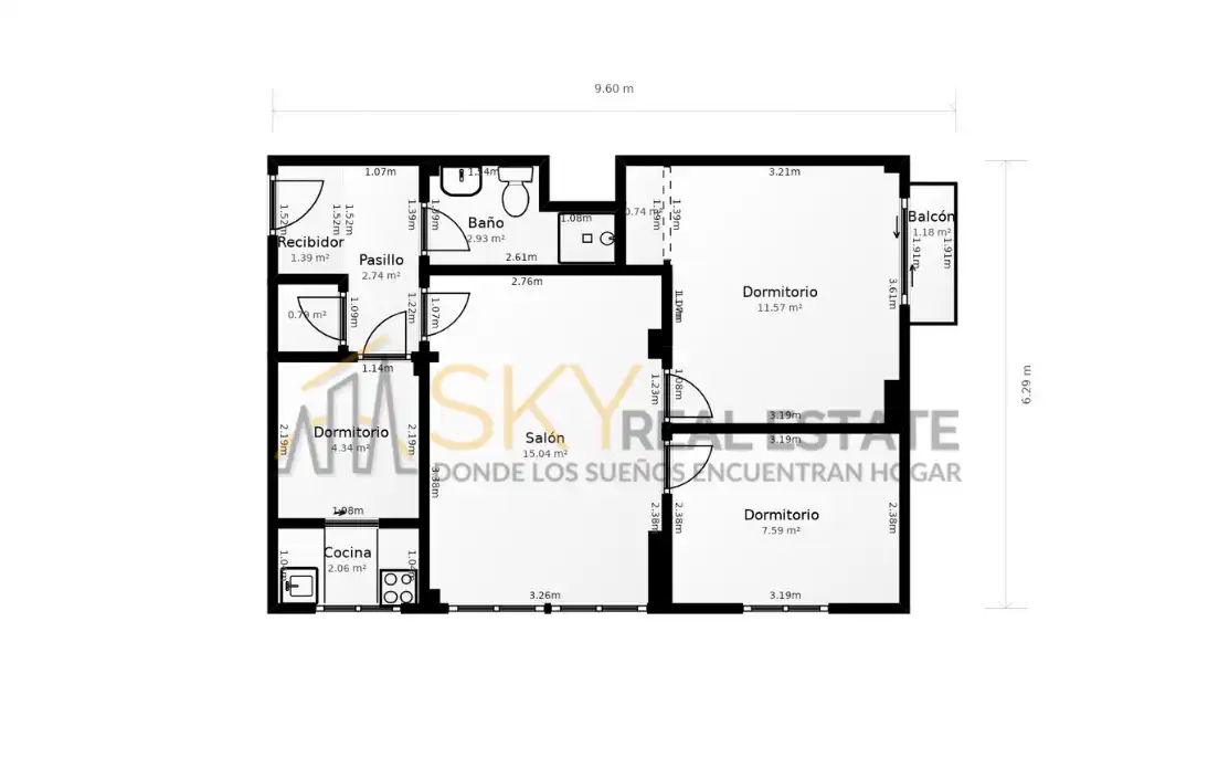 Piso en venta en Madrid con Amueblado