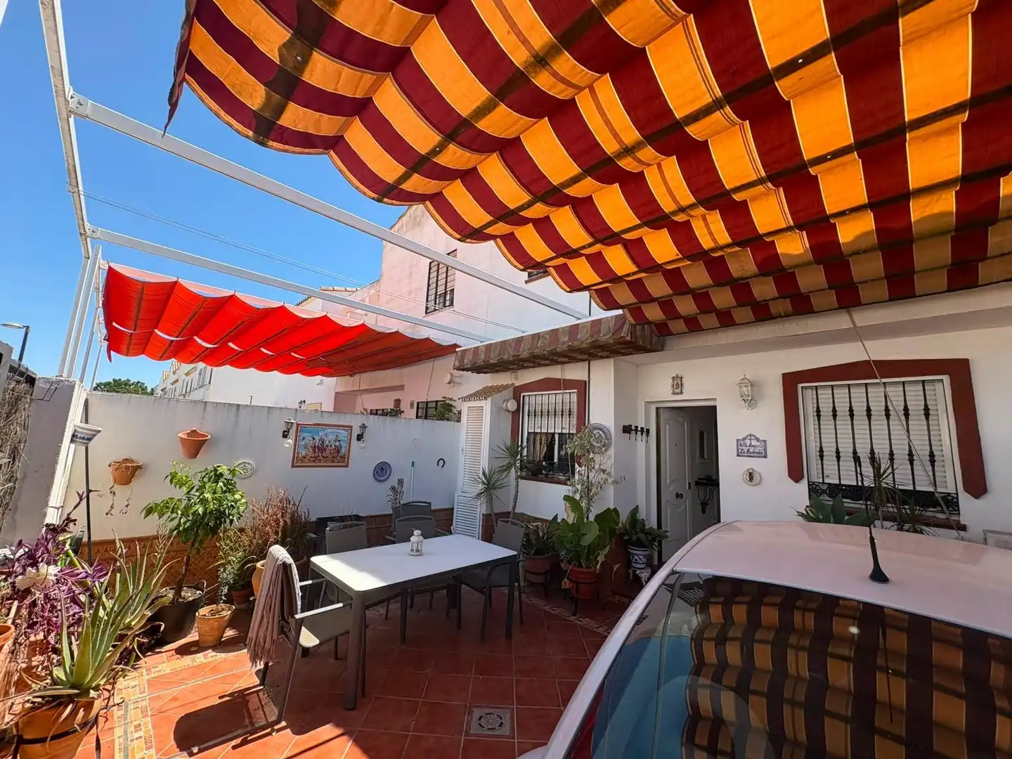 Terraza de Casa adosada en venta en Bollullos de la Mitación con Aire acondicionado y Trastero