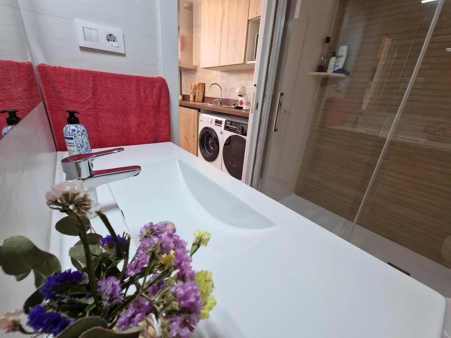 Badezimmer von Erdgeschoss zur Miete in Águilas mit Klimaanlage, Möbliert und Alarm