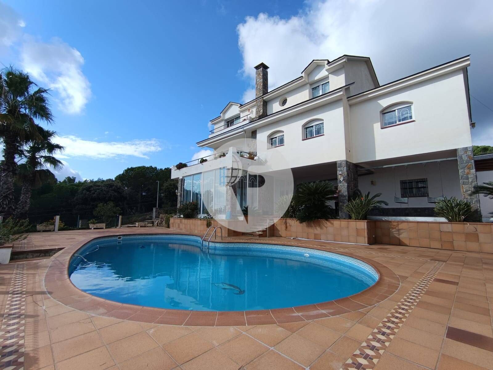 Swimming pool of Single-family semi-detached for sale in L'Ametlla del Vallès  with Air Conditioner, Heating and Terrace