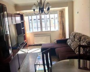 Living room of Flat to rent in Ferrol  with Heating, Parquet flooring and Terrace