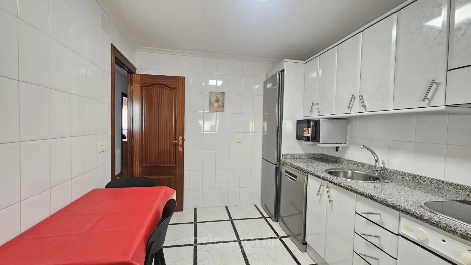 Kitchen of Flat for rent in Salamanca  with Heating, Terrace and Furnished