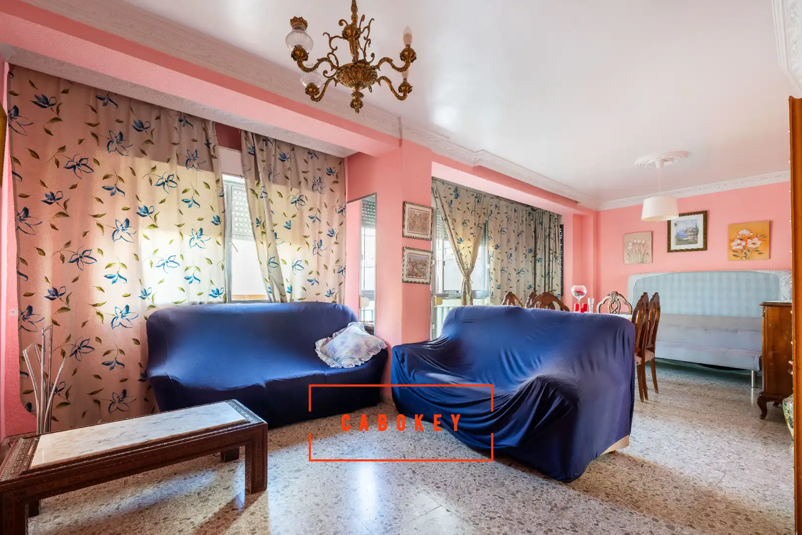 Sala de estar de Piso en venta en Almería