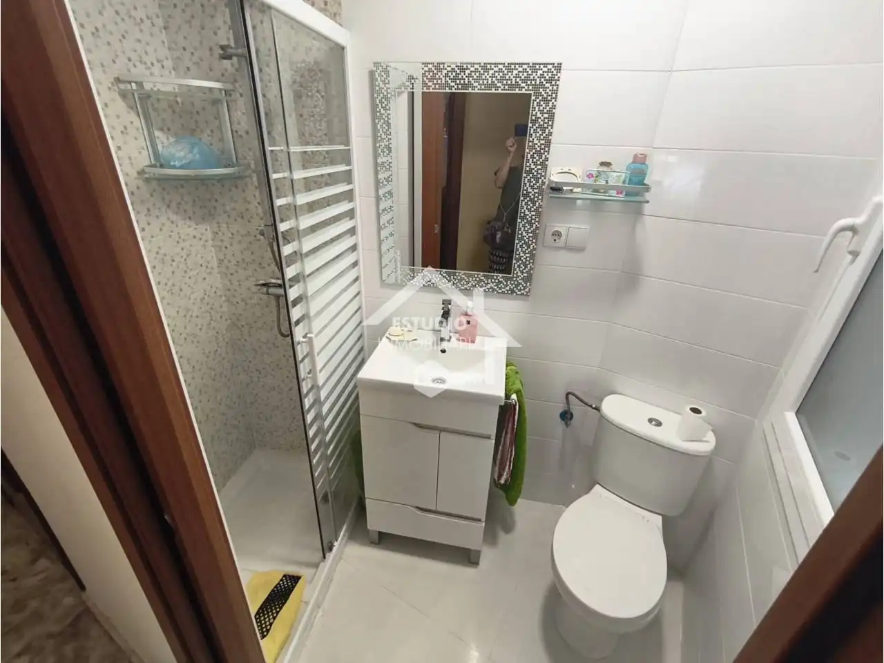 Badezimmer von Wohnung zum Verkauf in Navarrete mit Heizung, Terrasse und Abstellraum