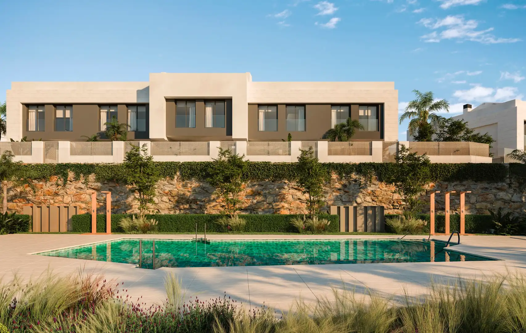 Maison mitoyenne avec piscine à vendre à Riviera del Sol