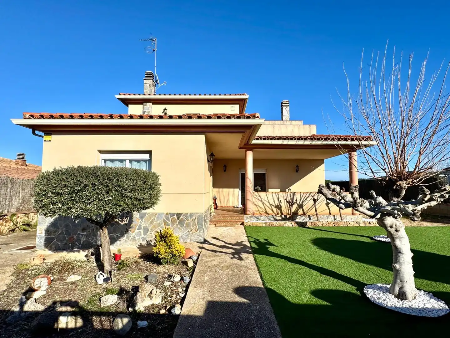 Vista exterior de Casa o chalet en venta en Vidreres con Calefacción, Jardín privado y Terraza