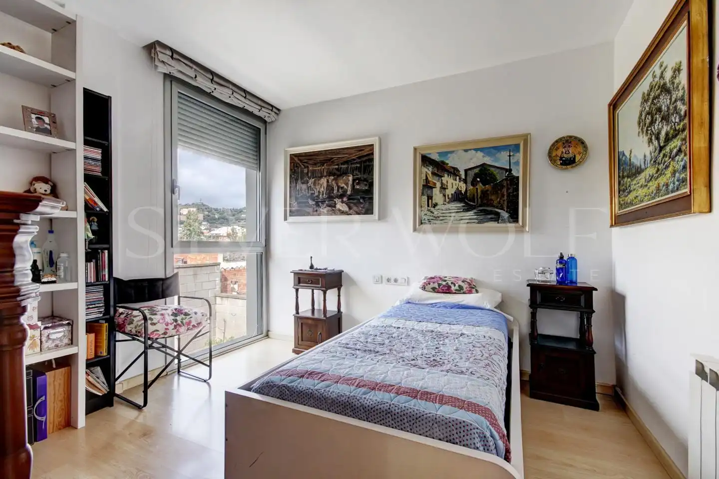 Habitación de Casa o chalet en venta en Santa Coloma de Gramenet con Aire acondicionado, Calefacción y Jardín privado