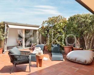 Terrassa de Apartament de lloguer en  Barcelona Capital amb Aire condicionat, Terrassa i Moblat