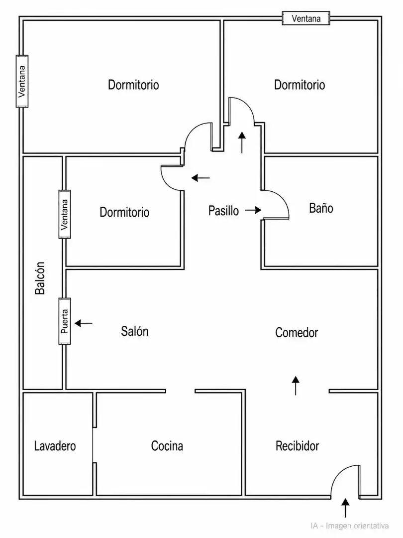 Piso en venta en Barcelona con Aire acondicionado, Calefacción y Amueblado