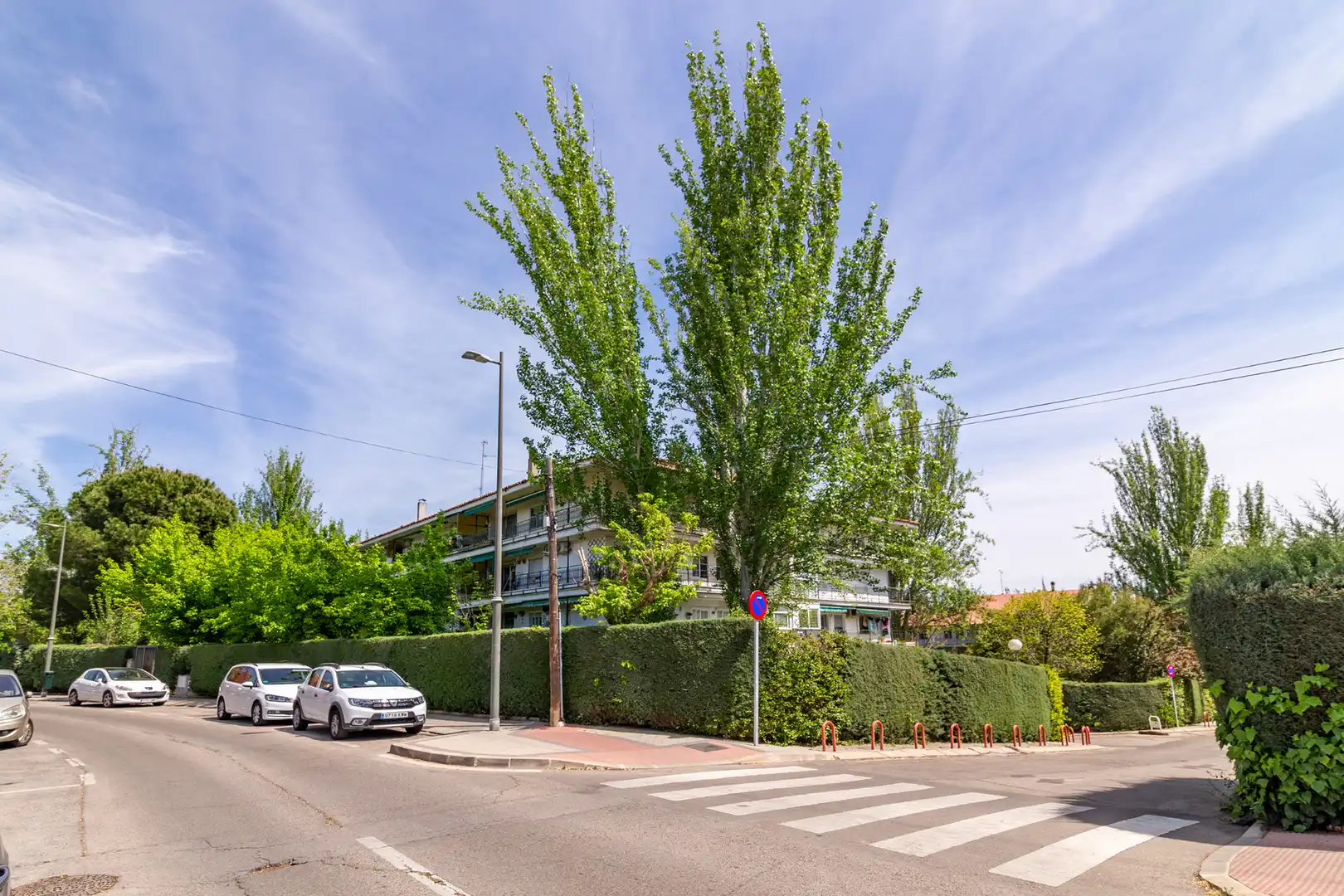 Vista exterior de Piso en venta en Móstoles con Calefacción, Jardín privado y Parquet