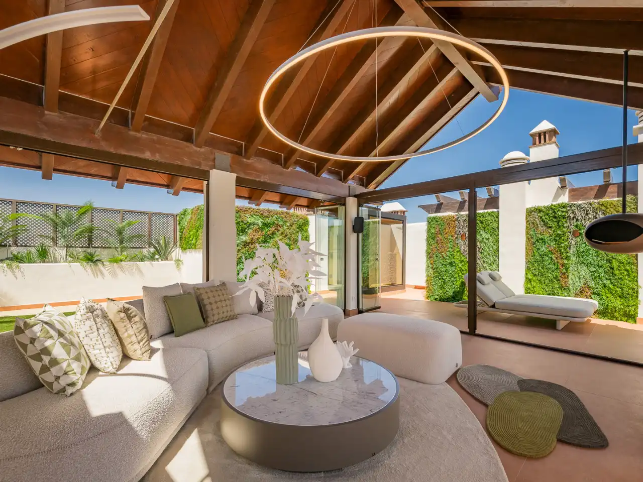 Terrace of Duplexes for sale in Estepona  with Air Conditioner, Heating and Terrace