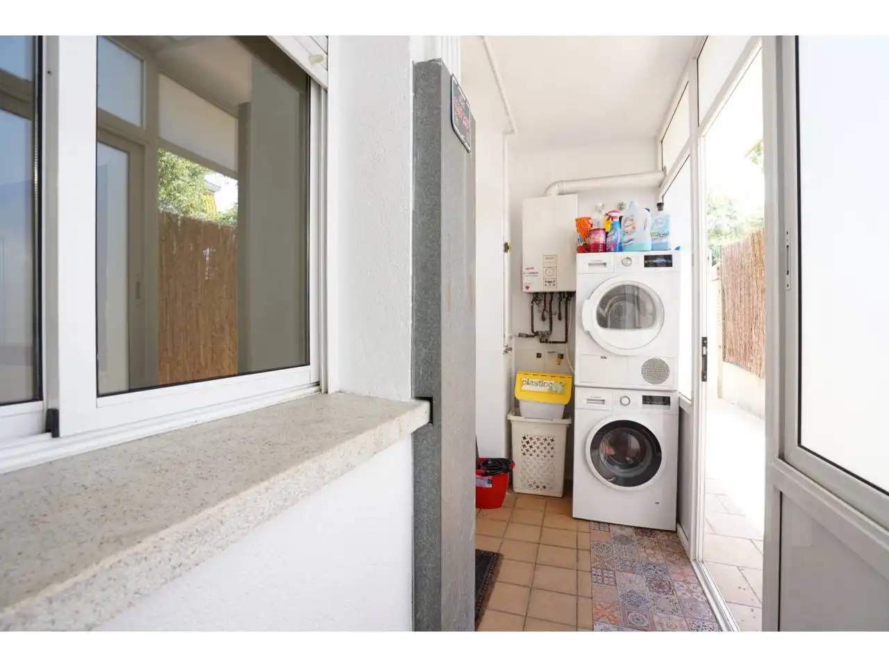 Balcony of Flat for sale in Polinyà  with Heating, Private garden and Parquet flooring