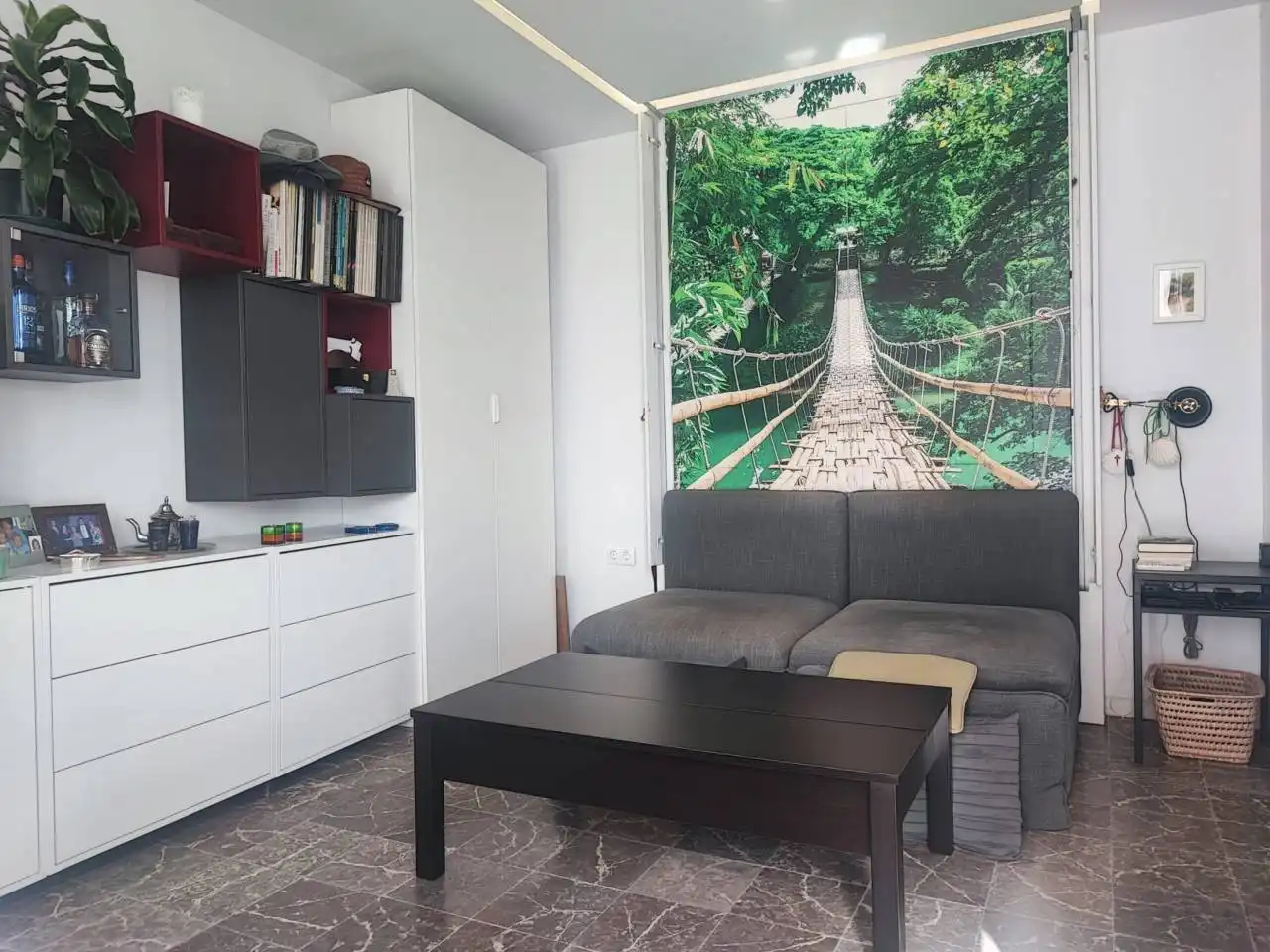 Sala d'estar de Apartament en venda en Cádiz amb Aire condicionat i Moblat