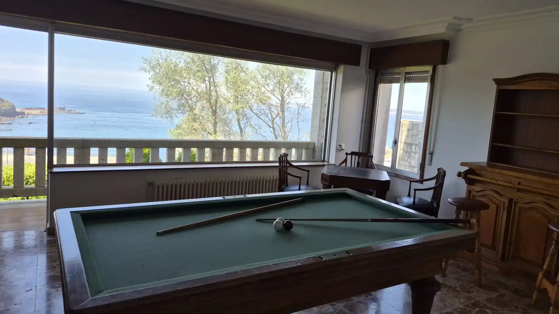 Sala d'estar de Casa o xalet de lloguer en Sanxenxo amb Balcó