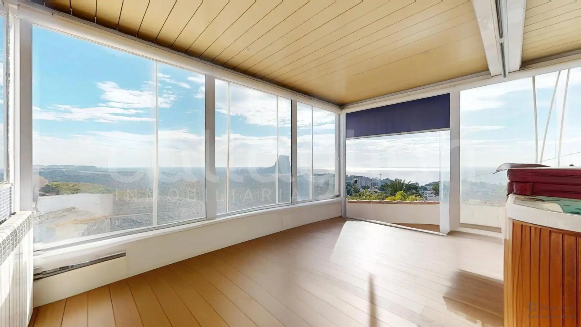 Sala de estar de Casa o chalet en venta en Calpe / Calp con Aire acondicionado, Calefacción y Terraza