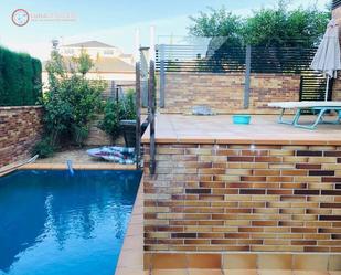 Swimming pool of House or chalet for sale in  Albacete Capital  with Air Conditioner, Terrace and Balcony