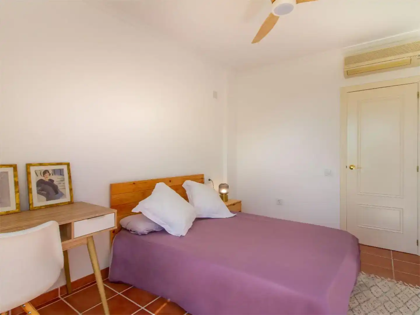 Schlafzimmer von Wohnung zur Miete in Altea mit Klimaanlage, Schwimmbad und Balkon