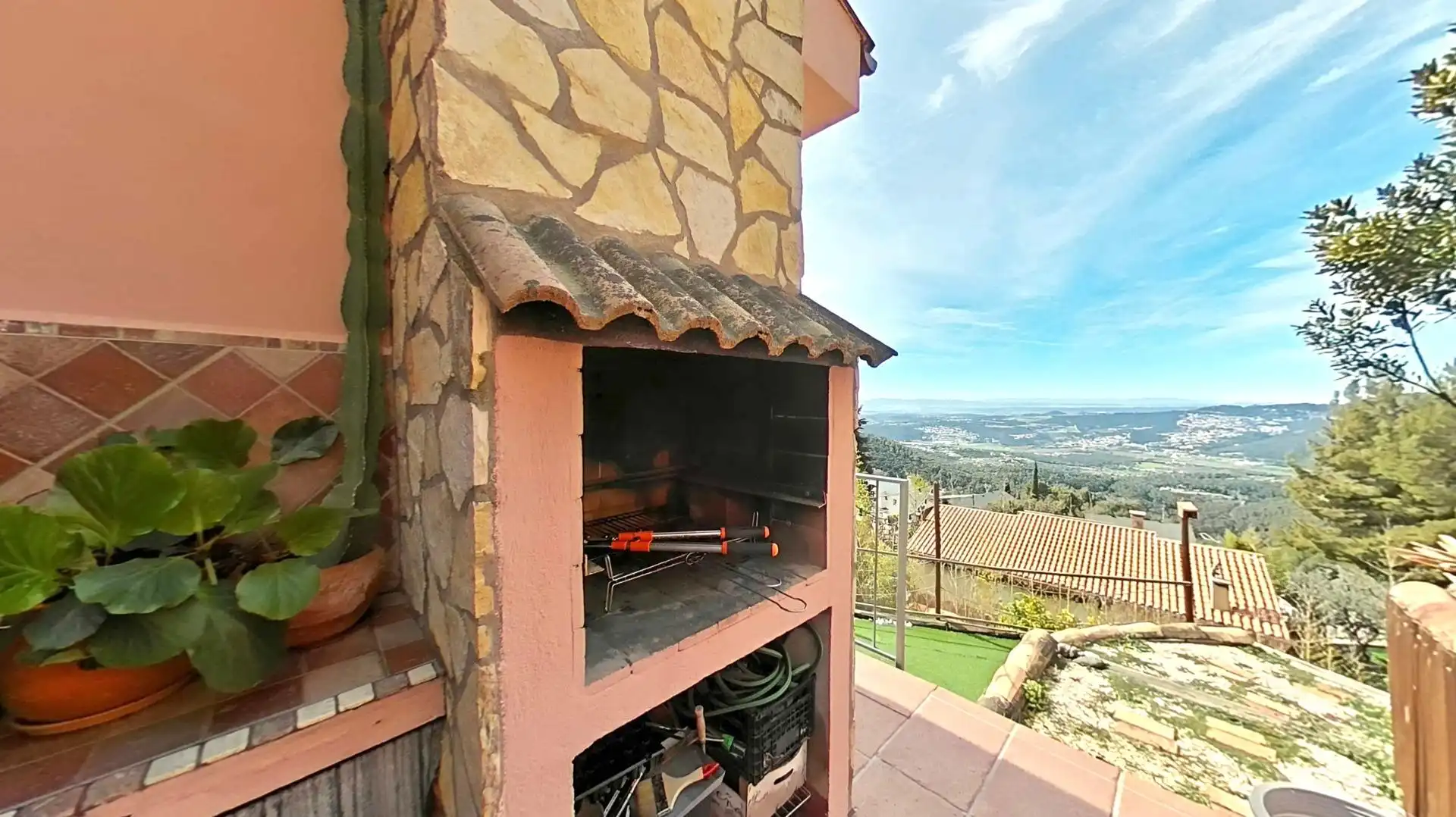 Terraza de Casa o chalet en venta en L'Ametlla del Vallès con Aire acondicionado, Calefacción y Jardín privado