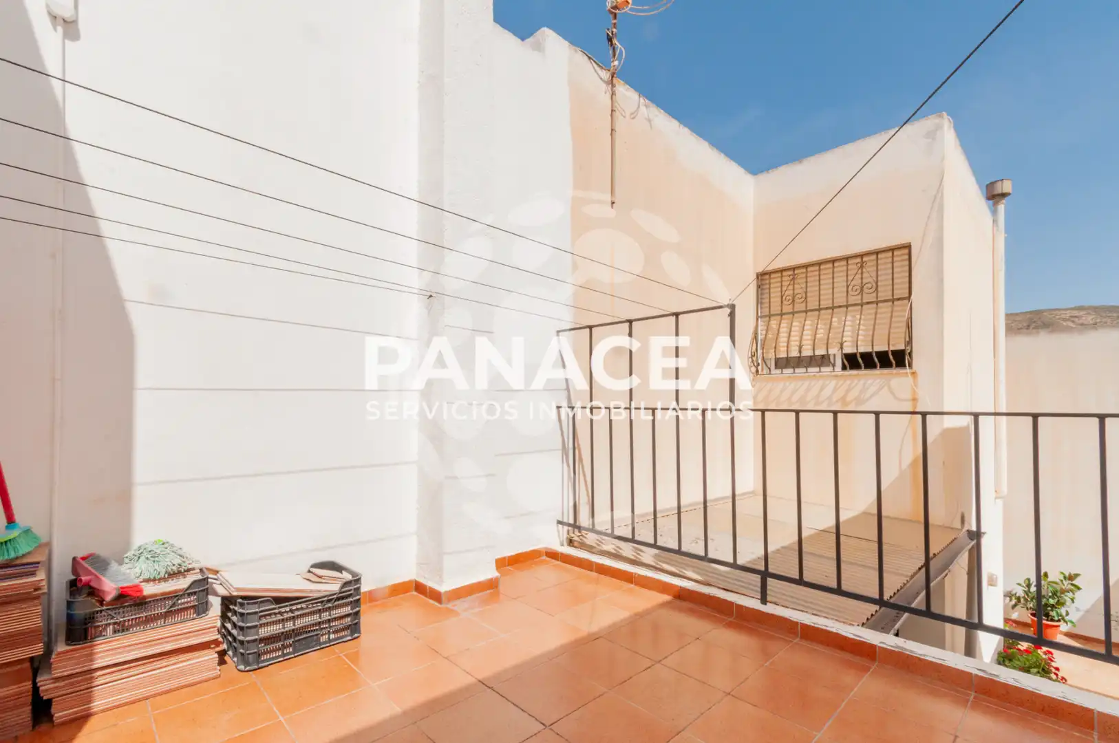 Terraza de Casa adosada en venta en Vícar con Jardín privado, Terraza y Amueblado