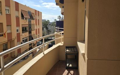 Balcony of Flat for sale in Marbella  with Parquet flooring, Terrace and Balcony