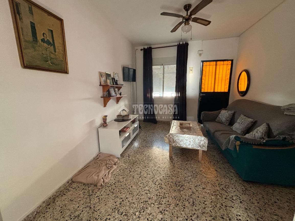 Sala d'estar de Casa adosada en venda en Málaga Capital amb Terrassa