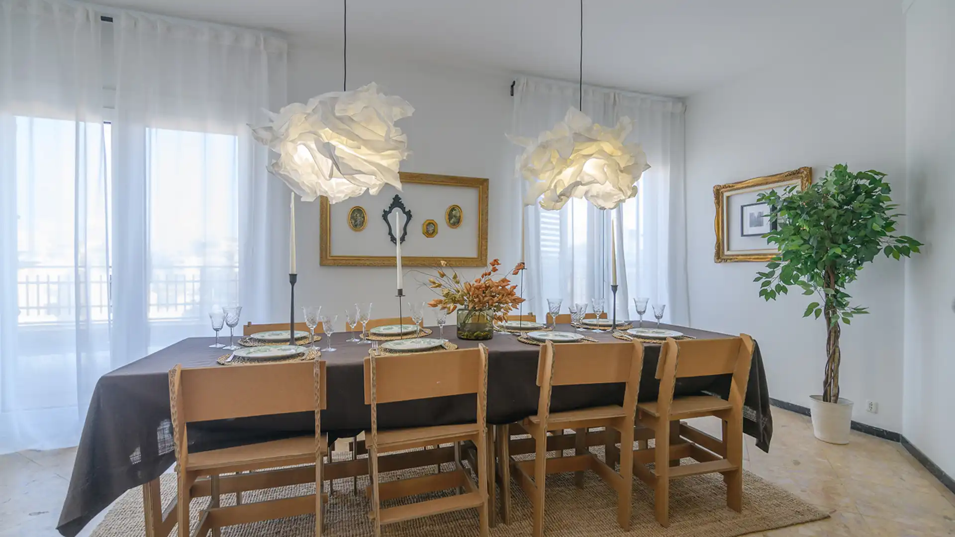 Esszimmer von Dachboden zum Verkauf in Manresa mit Heizung, Terrasse und Abstellraum