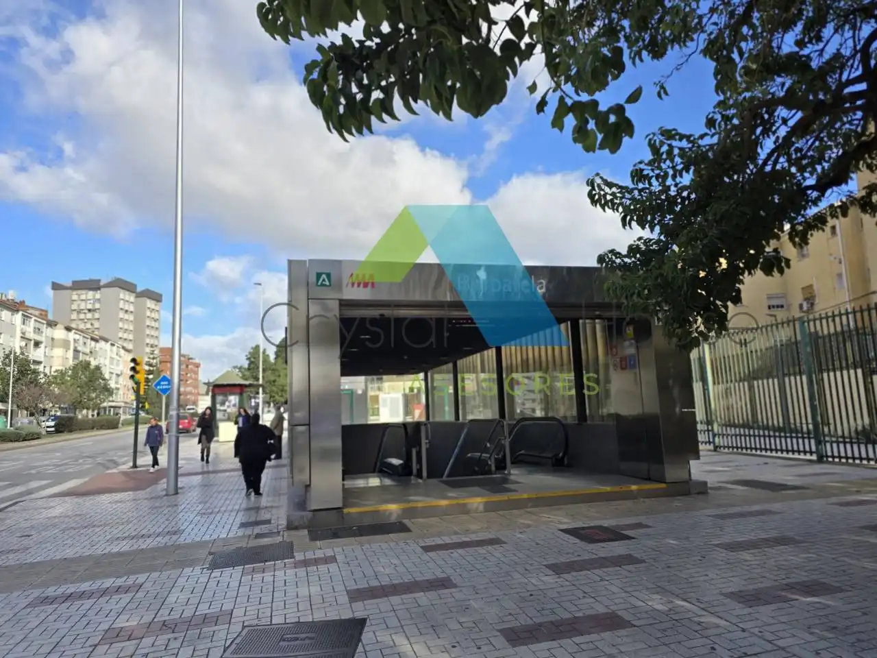 Vista exterior de Pis en venda en Málaga amb Aire condicionat, Terrassa i Moblat