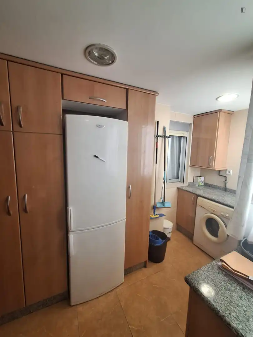Cocina de Apartamento de alquiler en Moncada con Amueblado, Horno y Lavadora