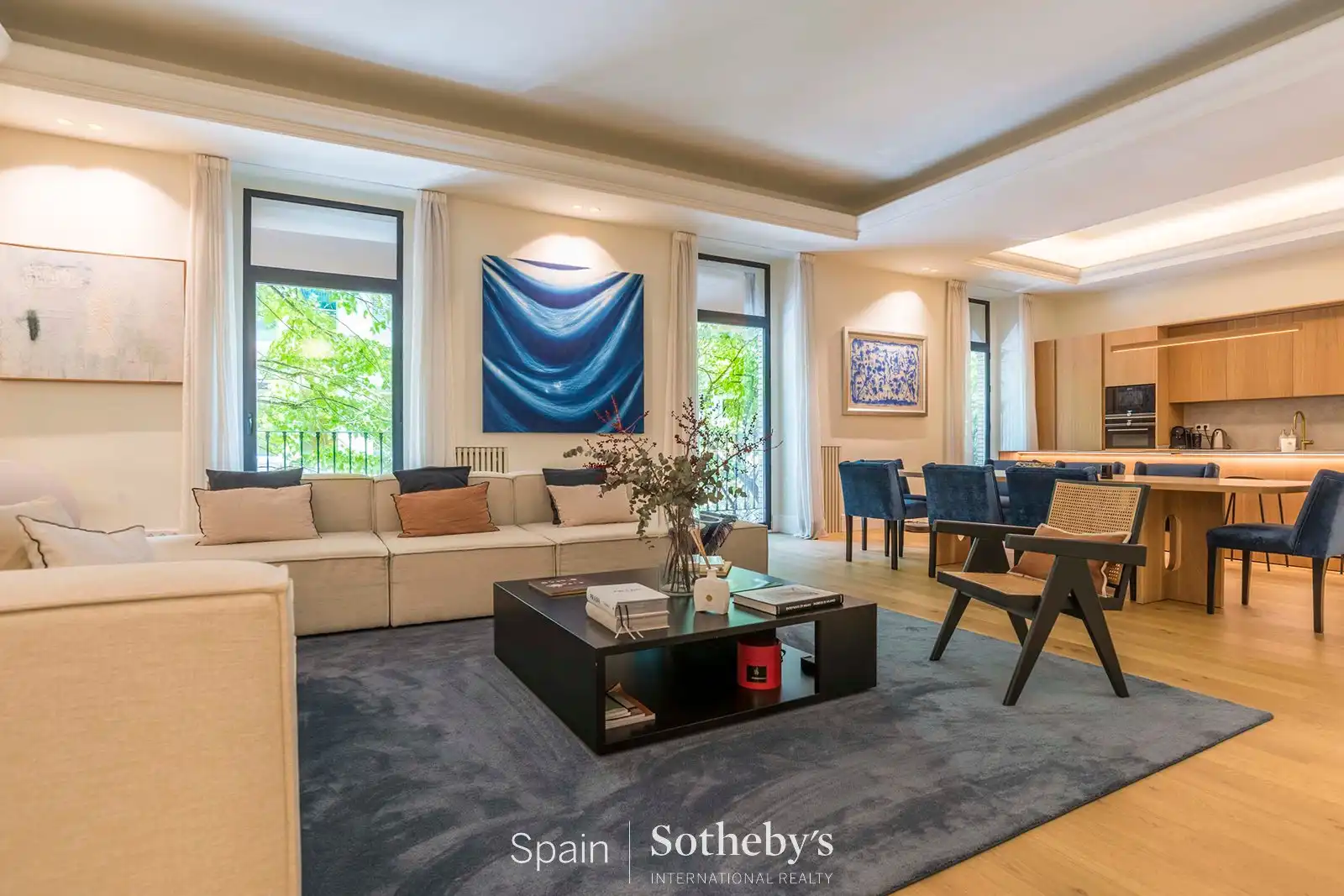 Sala de estar de Apartamento en venta en Madrid con Aire acondicionado, Calefacción y Terraza