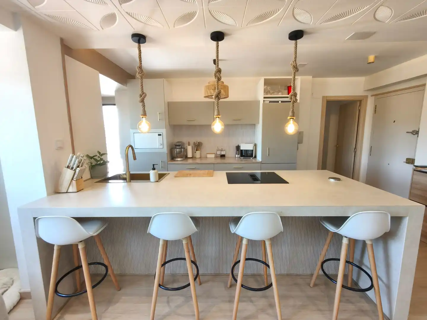 Kitchen of Flat for sale in Alborache  with Balcony