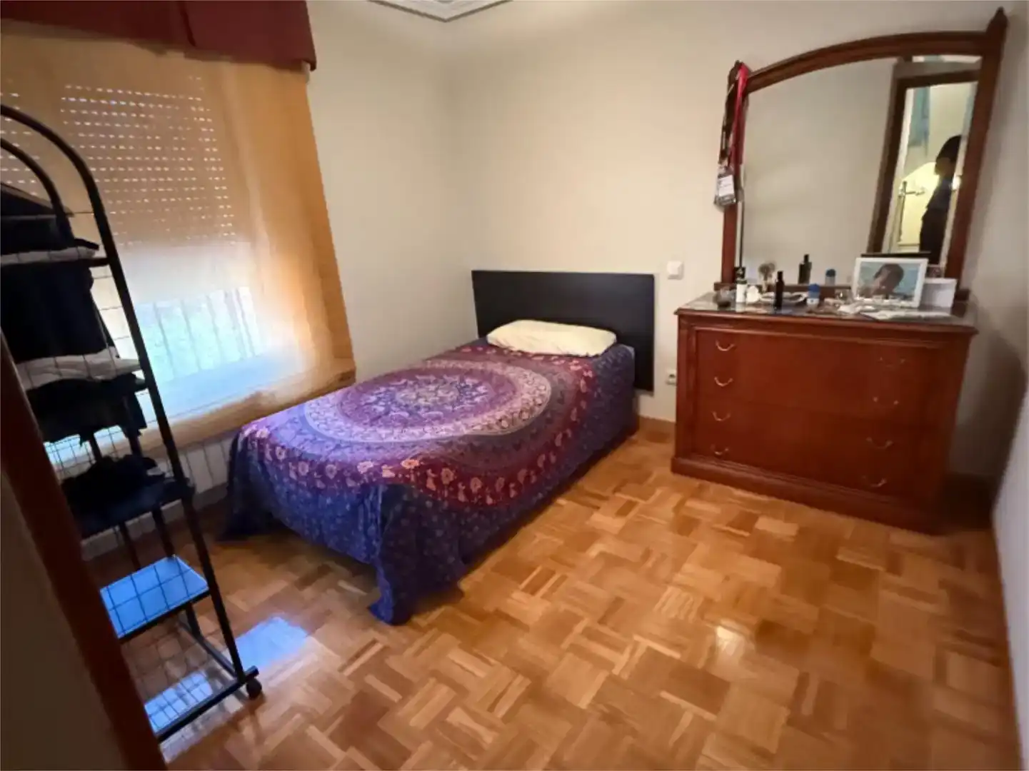 Bedroom of Flat for sale in Getafe  with Air Conditioner