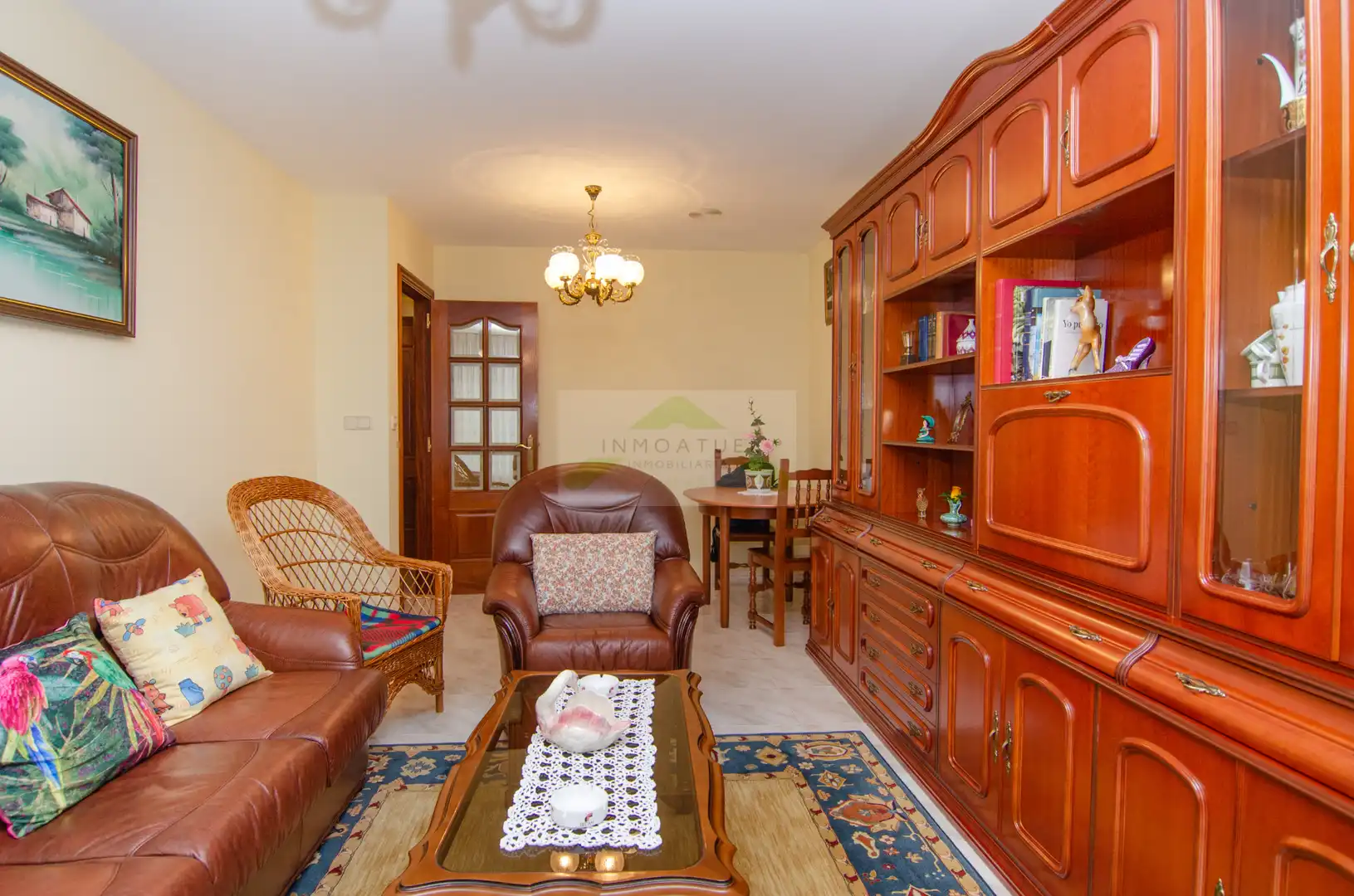 Sala de estar de Piso en venta en A Coruña Capital  con Calefacción, Parquet y Trastero