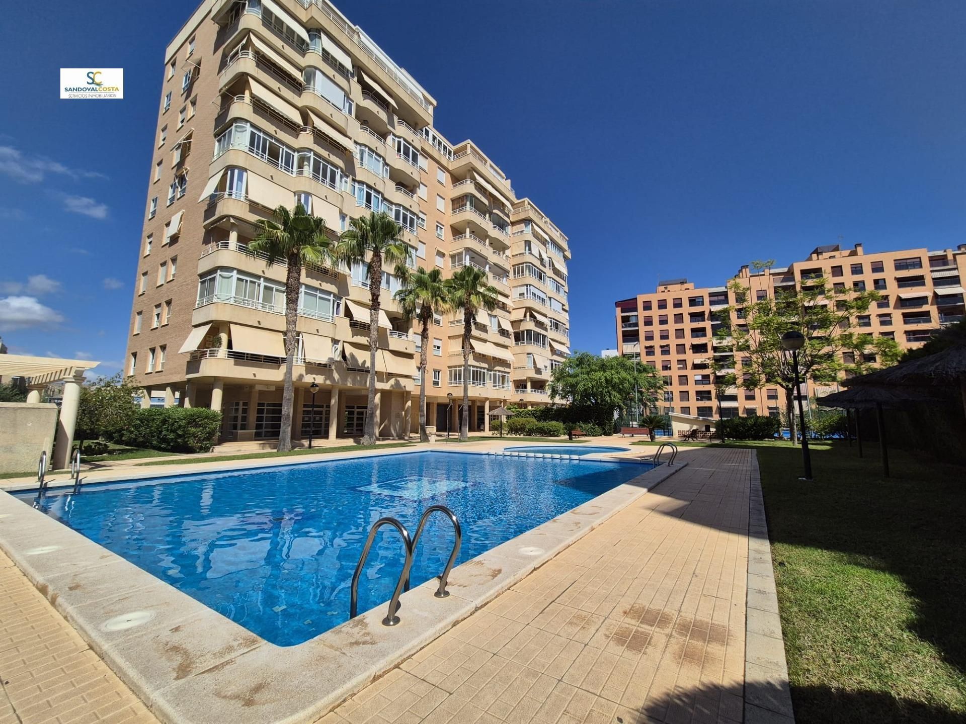 Swimming pool of Attic for sale in Alicante / Alacant  with Air Conditioner, Heating and Terrace