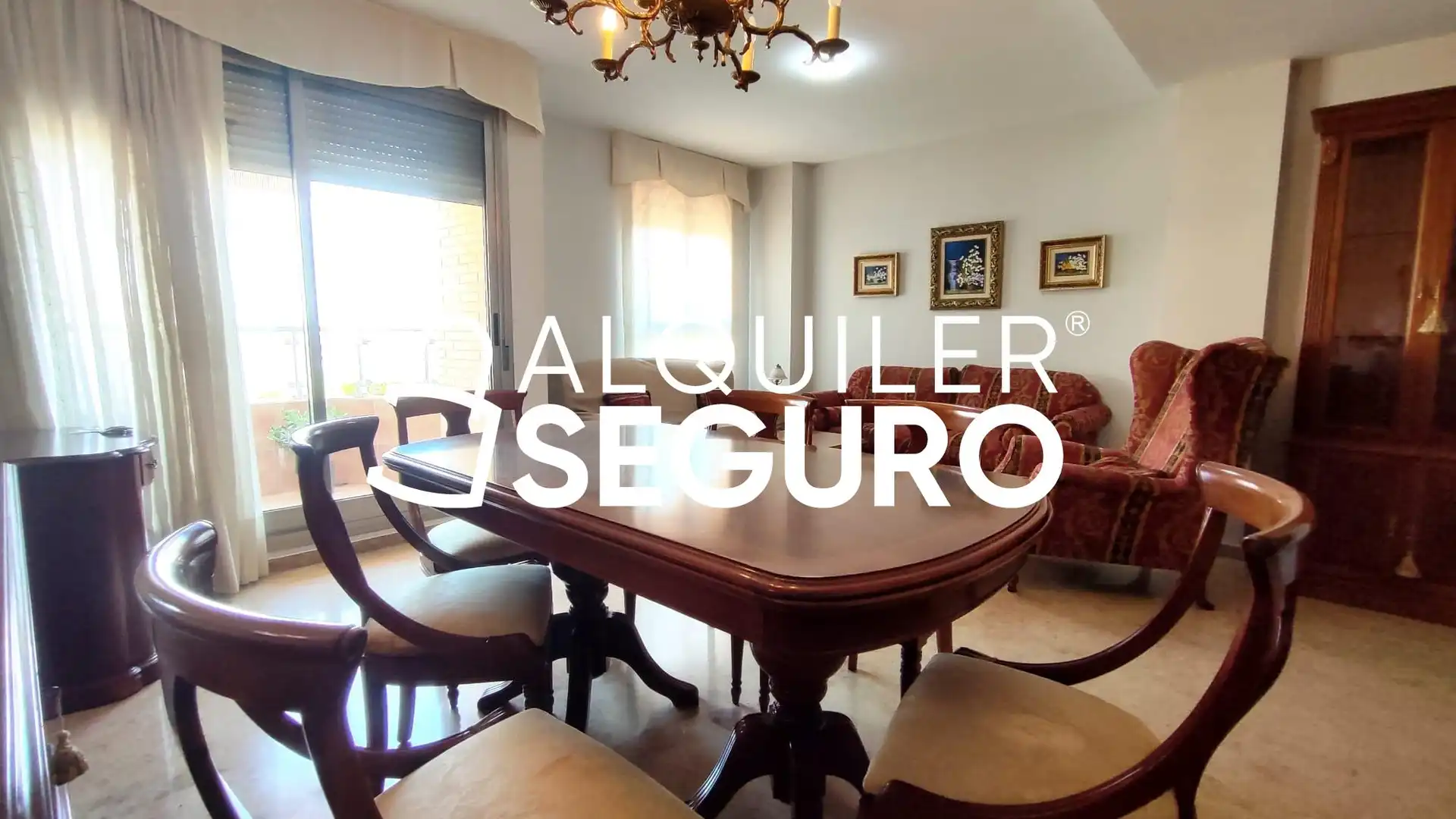 Dining room of Flat for rent in Torrent  with Air Conditioner, Terrace and Storage room