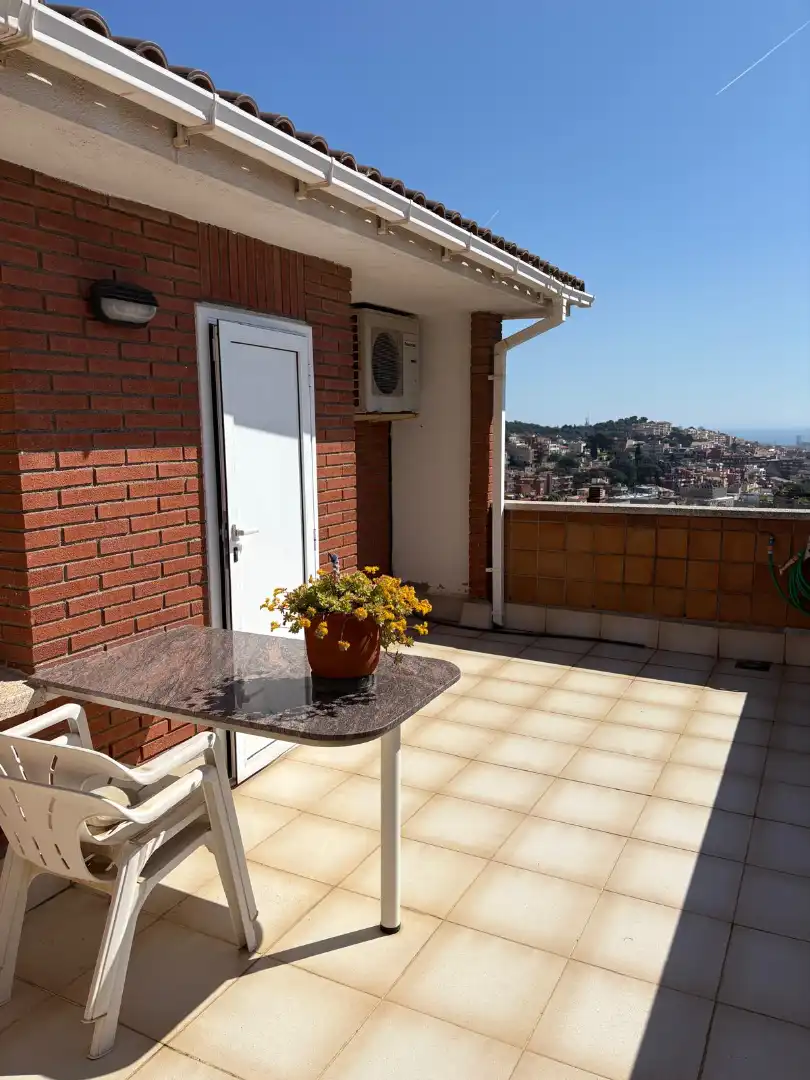 Terraza de Casa adosada en venta en Barcelona con Aire acondicionado, Calefacción y Jardín privado