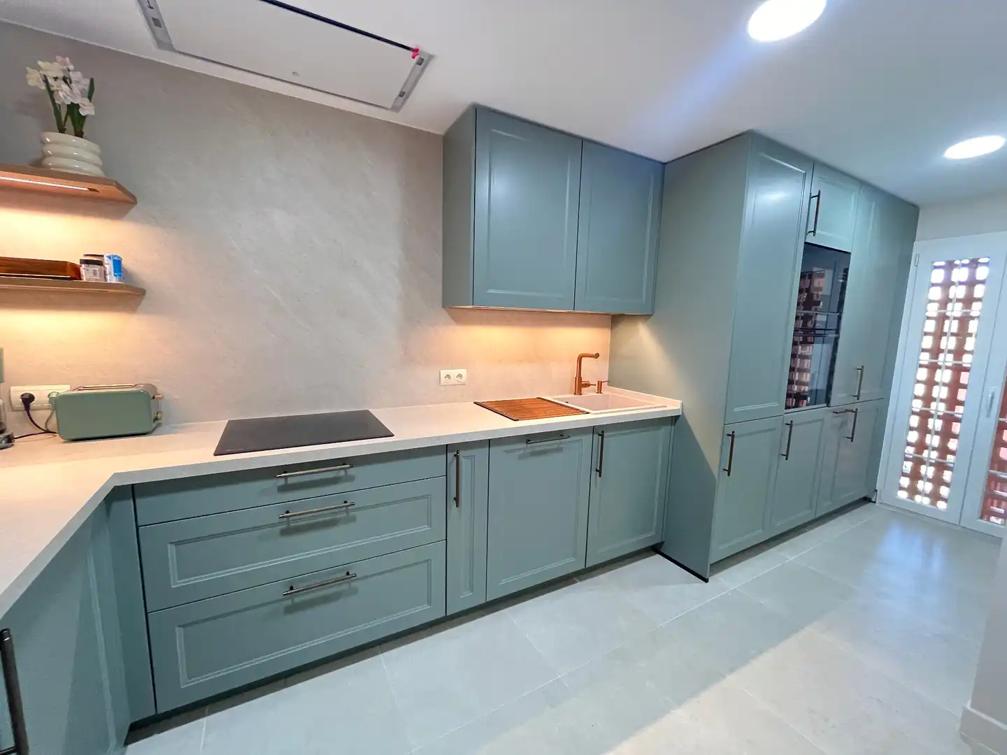Kitchen of Attic for rent in Marbella  with Air Conditioner, Heating and Terrace