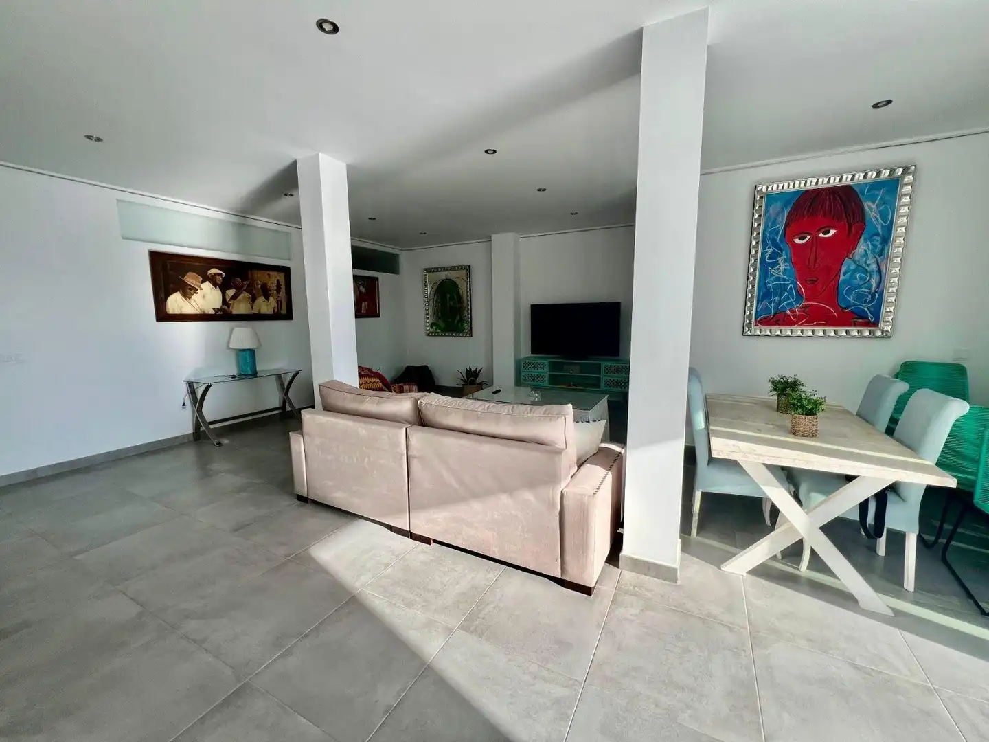 Living room of Houses for rent in Almonte  with Air Conditioner, Private garden and Terrace