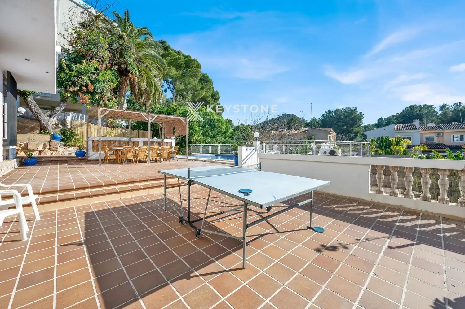 Vista exterior de Casa o xalet en venda en Calvià amb Terrassa, Traster i Piscina