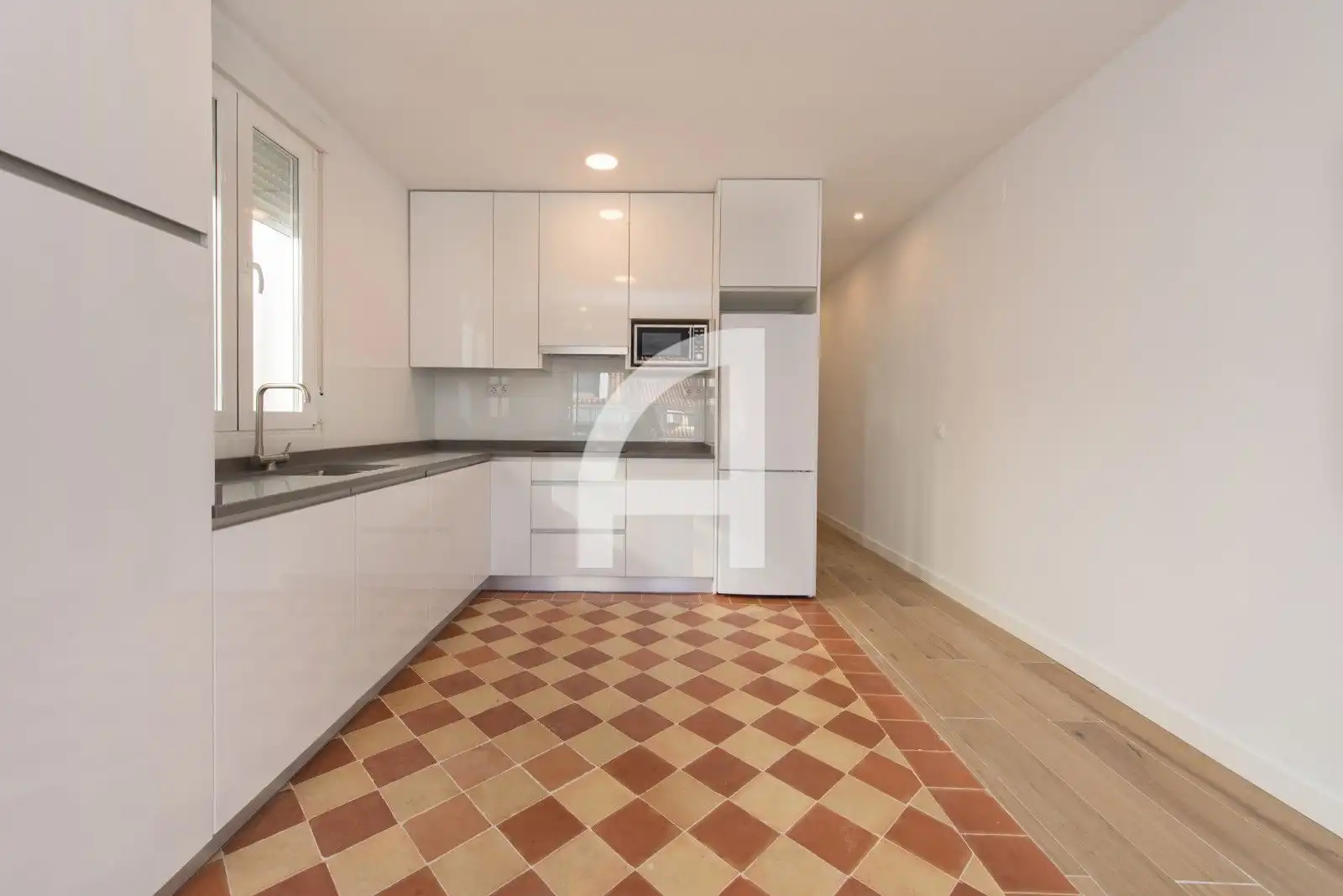 Kitchen of Attic for rent in Madrid  with Air Conditioner, Heating and Terrace