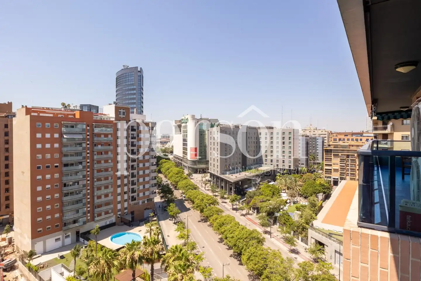 Exterior view of Flat for rent in Valencia  with Air Conditioner, Heating and Private garden