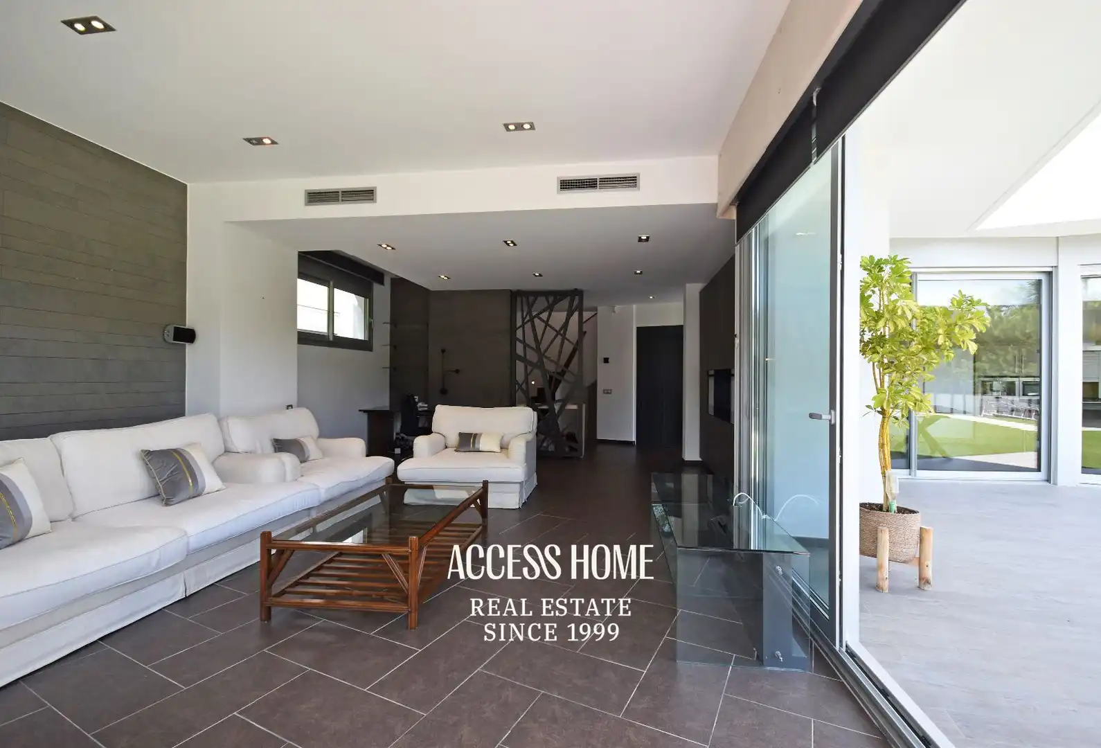Sala de estar de Casa o chalet en venta en Mataró con Aire acondicionado, Calefacción y Terraza
