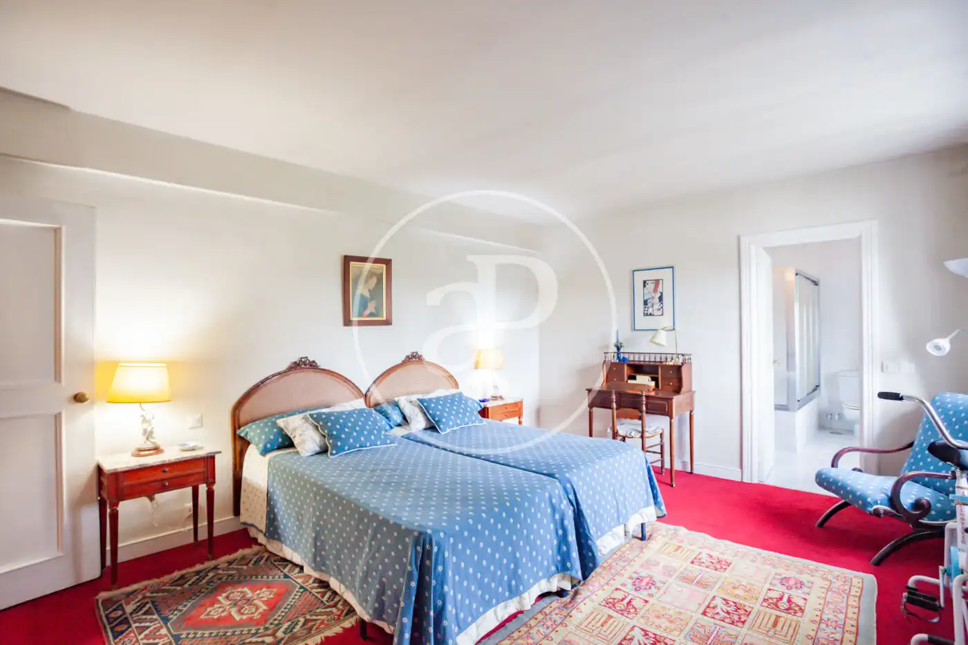 Bedroom of Houses for sale in Madrid  with Heating, Private garden and Terrace