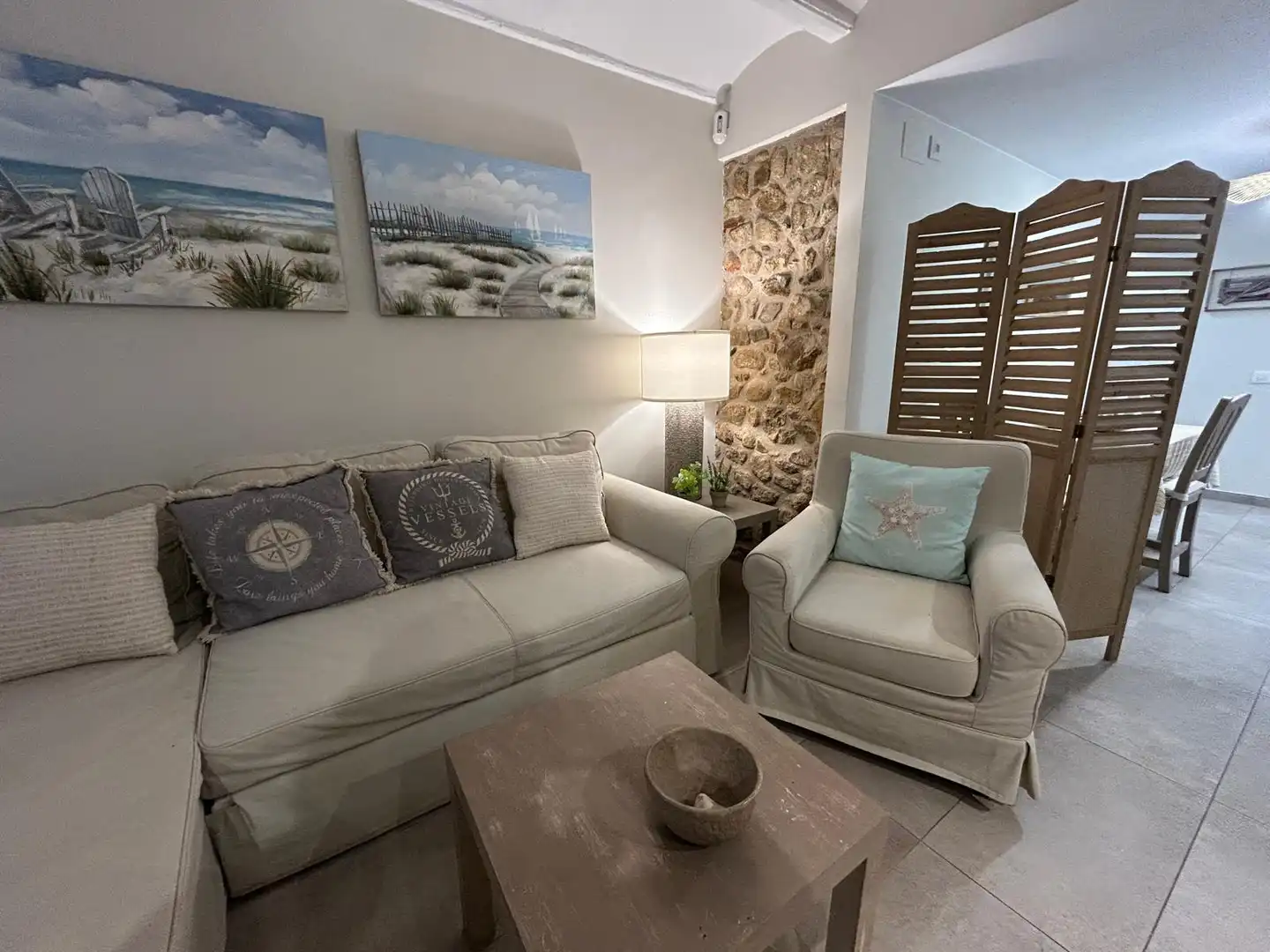 Living room of Ground floor for rent in Palamós  with Furnished