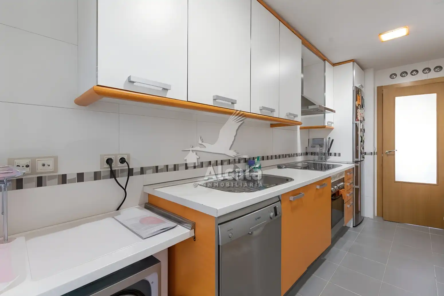 Küche von Wohnung zum Verkauf in Alcalá de Henares mit Klimaanlage, Heizung und Privatgarten
