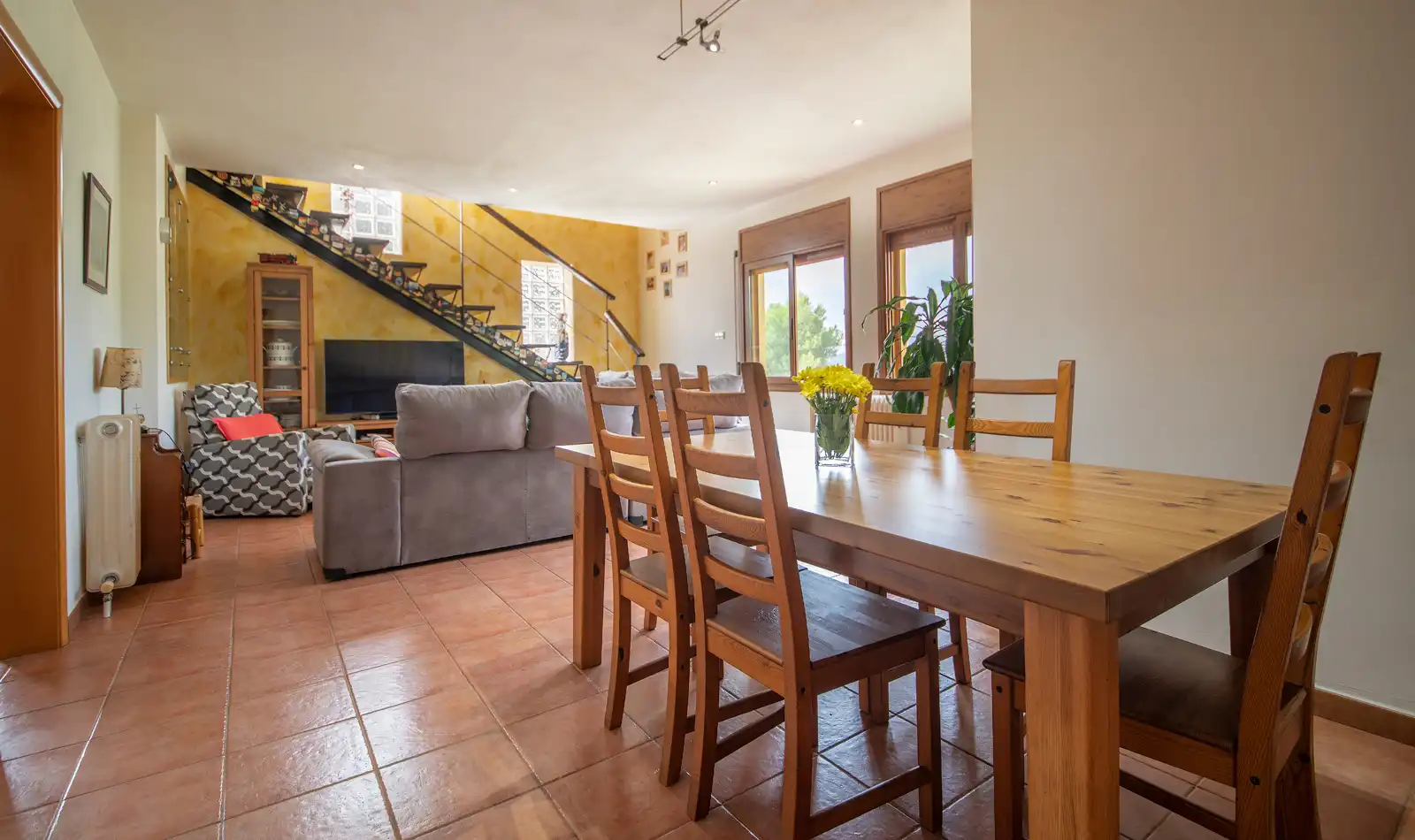 Comedor de Finca rústica en venta en Font-rubí con Calefacción, Jardín privado y Terraza