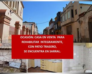 Vista exterior de Casa o xalet en venda en Sarral amb Terrassa, Traster i Balcó