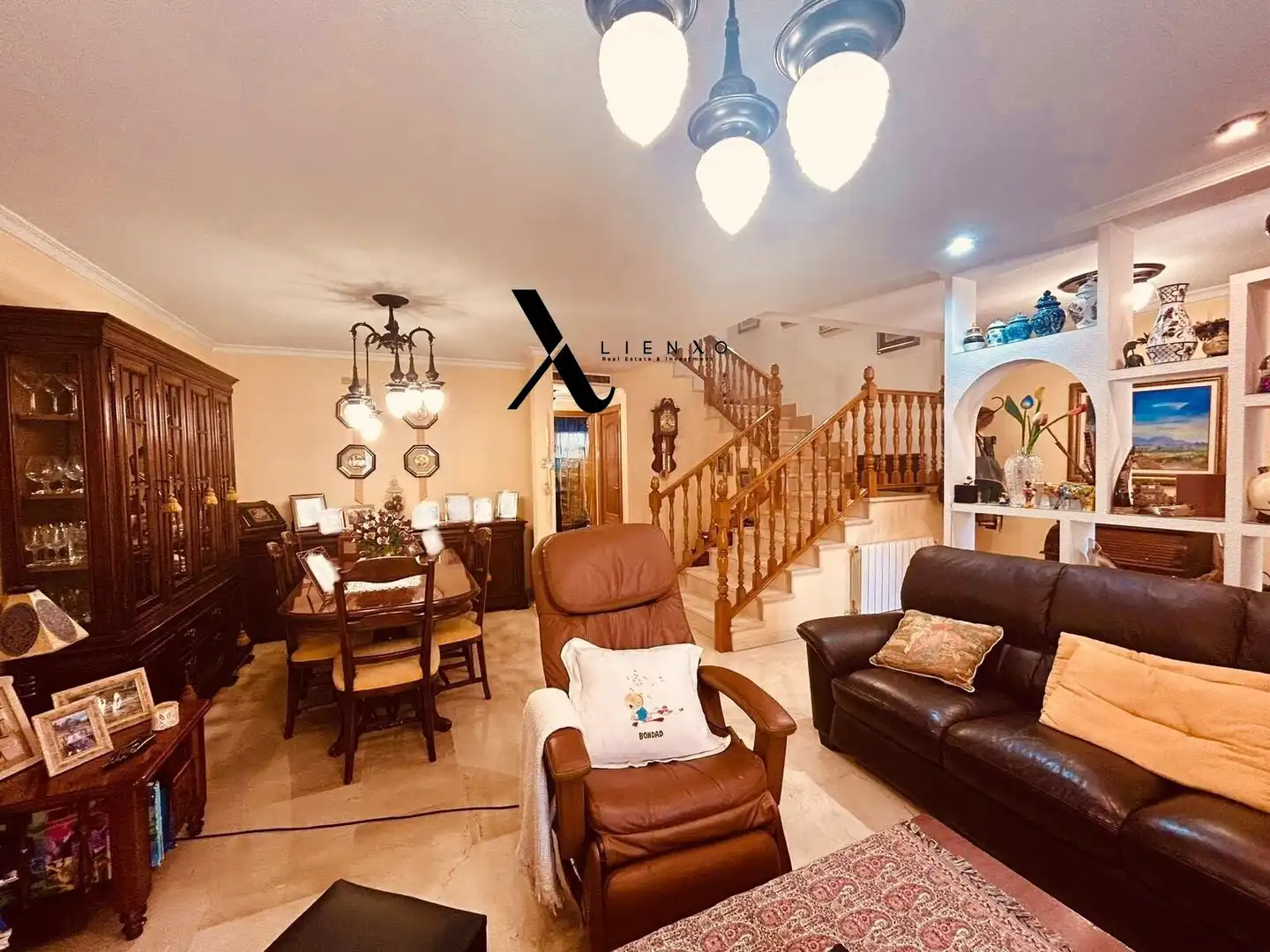 Sala d'estar de Dúplex en venda en Lorca amb Aire condicionat, Jardí privat i Terrassa
